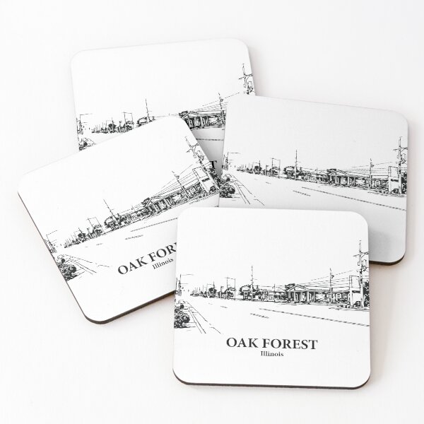 Item preview, Oak Forest - Illinois designed and sold by Lakeric Cityscapes.