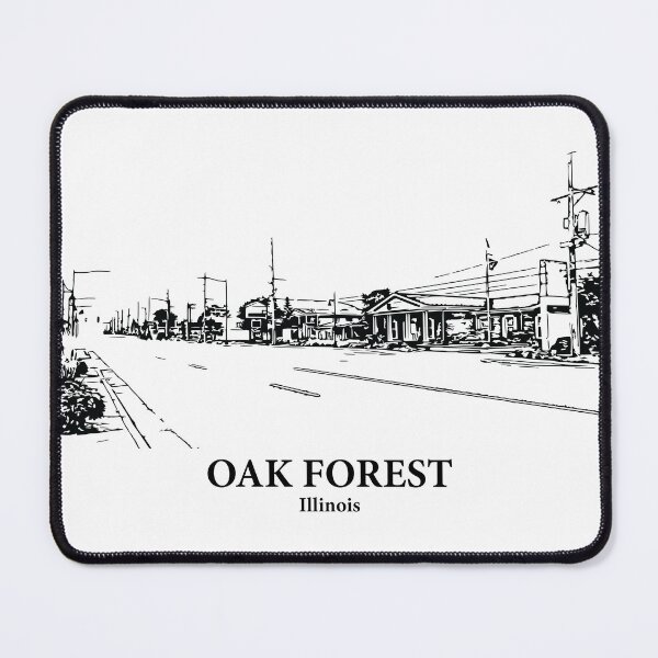Item preview, Oak Forest - Illinois designed and sold by Lakeric Cityscapes.