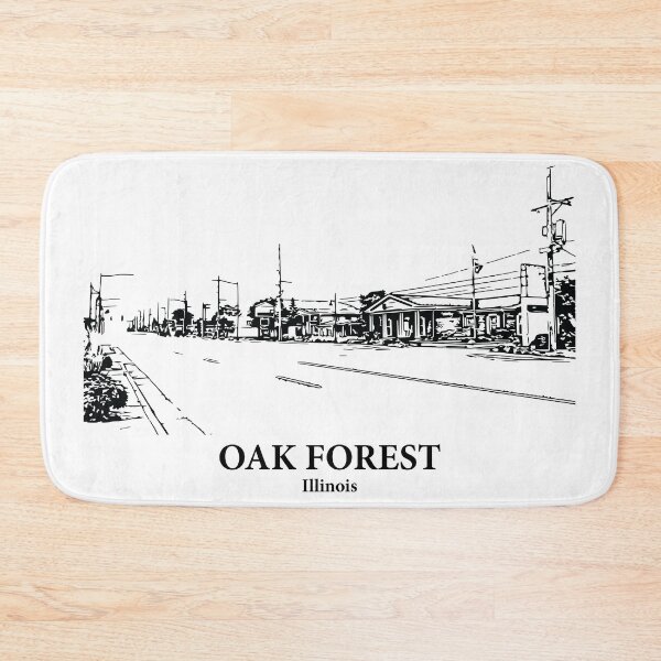 Item preview, Oak Forest - Illinois designed and sold by Lakeric Cityscapes.