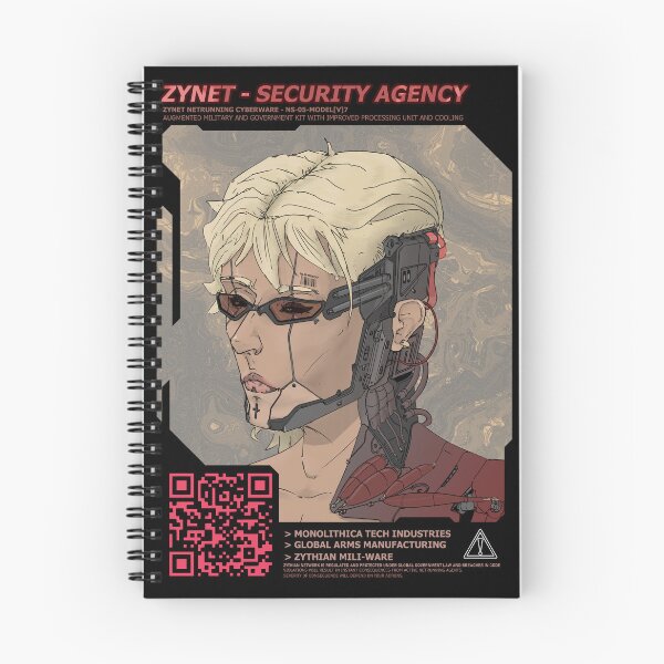 Item preview, ZyNet Netrunning - Cyberware designed and sold by VantablackArt.