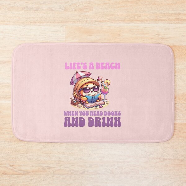 Item preview, Life's a beach when you read books and drink designed and sold by BritishDelights.