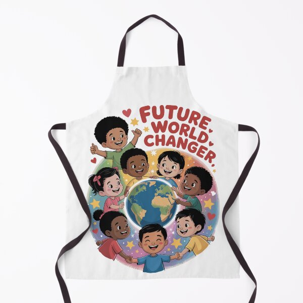 Item preview, Future World Changer Diverse Kids Design | Back to School Inspirational Art | Unity Earth Poster & Classroom Gift for Students & Teachers designed and sold by HahaHandlesHub.