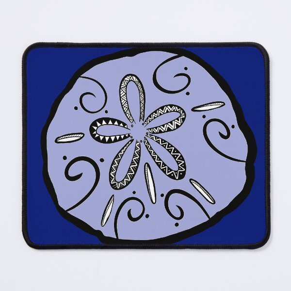 Item preview, Light Blue Tribal Sand Dollar designed and sold by Steeb757.