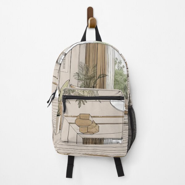 Item preview, Cozy Nature-Inspired Interior Sketch designed and sold by Versedesign.