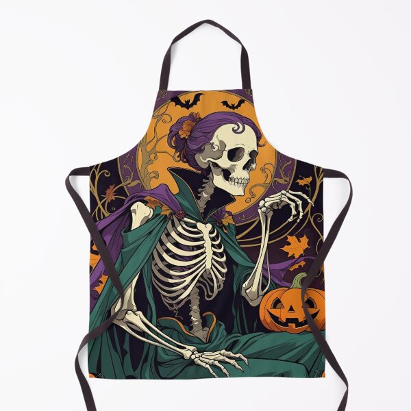 Item preview, Gilded Death: Halloween Nouveau designed and sold by Edenglow Prints & Peculiars.