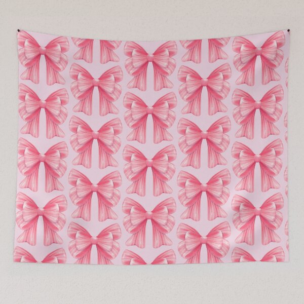 Item preview, Double layer Sweet Pink Ribbon Illustration designed and sold by pamaripai.