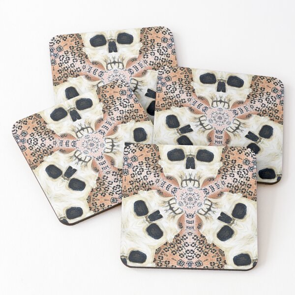 Item preview, Spooky Skulls on Moroccan Rug designed and sold by artenvironments.