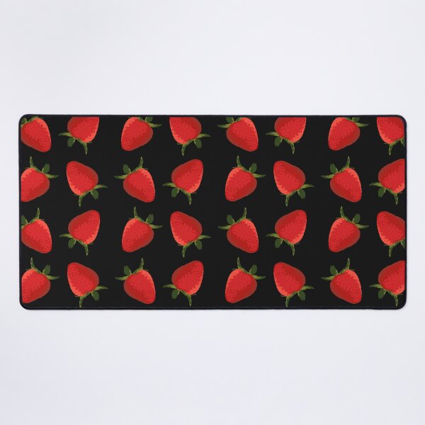 Item preview, Bright Red Strawberries with Green Leaves designed and sold by darksteel101.
