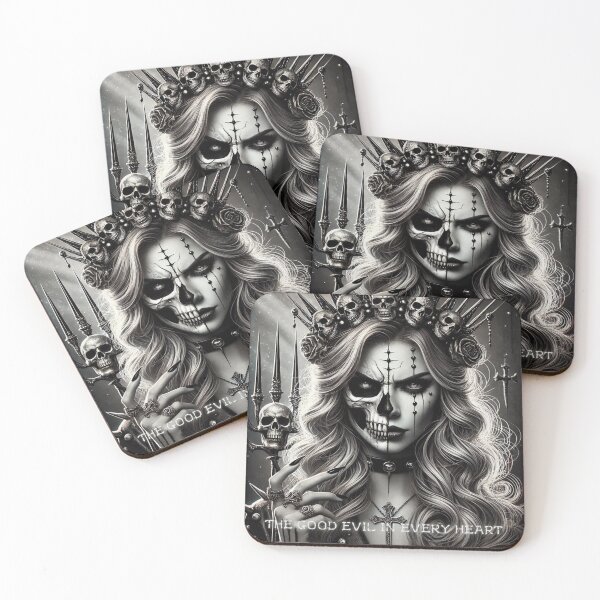 Item preview, Gothic Princess Skull Duality designed and sold by Voodoo Store Paranormal Collections.