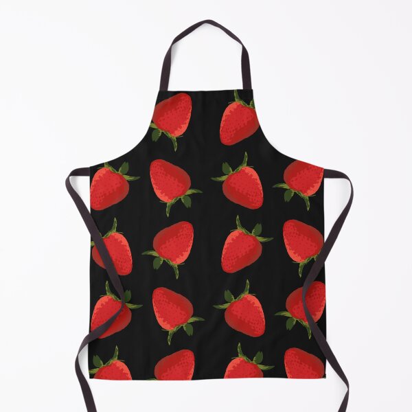 Item preview, Bright Red Strawberries with Green Leaves designed and sold by darksteel101.