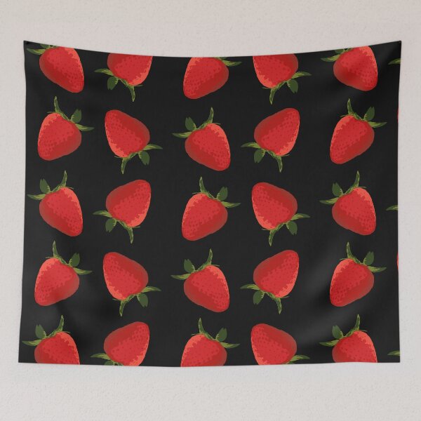 Aperçu de l'œuvre Fraises rouge vif aux feuilles vertes créée et vendue par darksteel101.