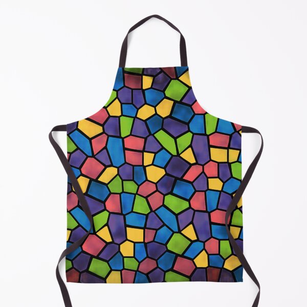 Item preview, Stained glass pattern: dark rainbow designed and sold by SpectrumShine.