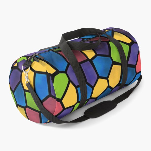 Item preview, Stained glass pattern: dark rainbow designed and sold by SpectrumShine.