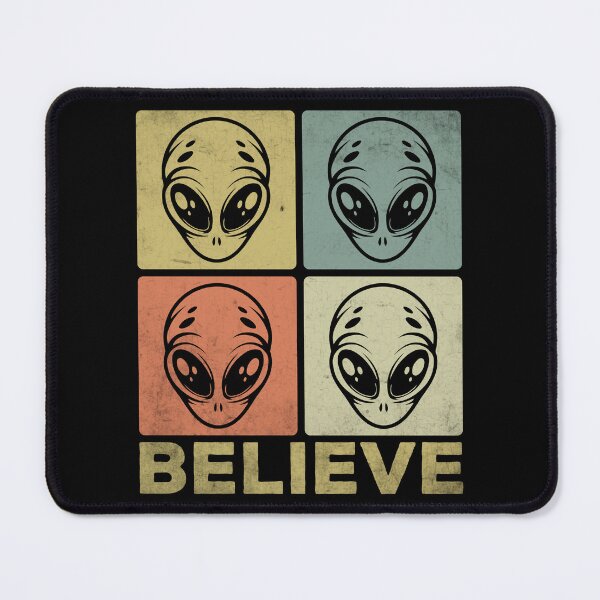 Item preview, Believe - Retro Pop Art Alien Heads designed and sold by Vision Crafted.