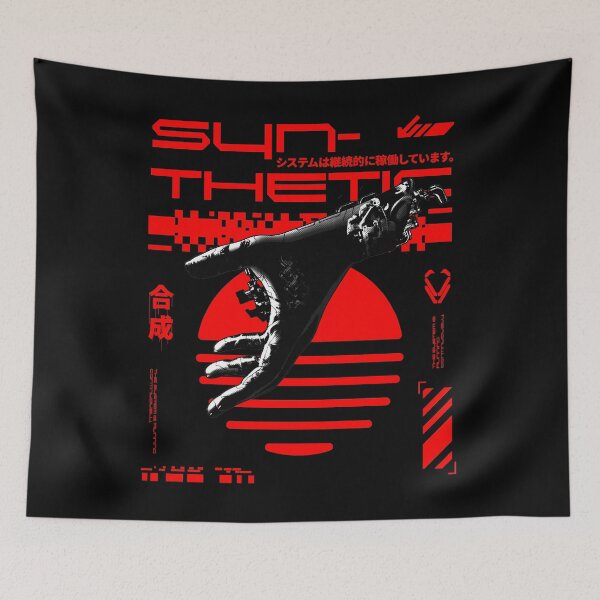 Item preview, Amanecer sintético: Mano mecánica ciberpunk designed and sold by CYBER-ROR.