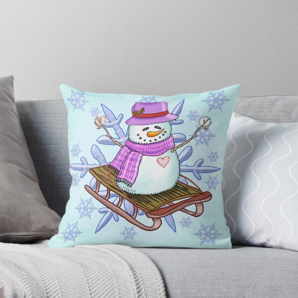 Item preview, Sled Snowman designed and sold by artmuvz.
