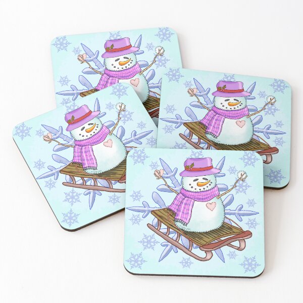 Item preview, Sled Snowman designed and sold by artmuvz.
