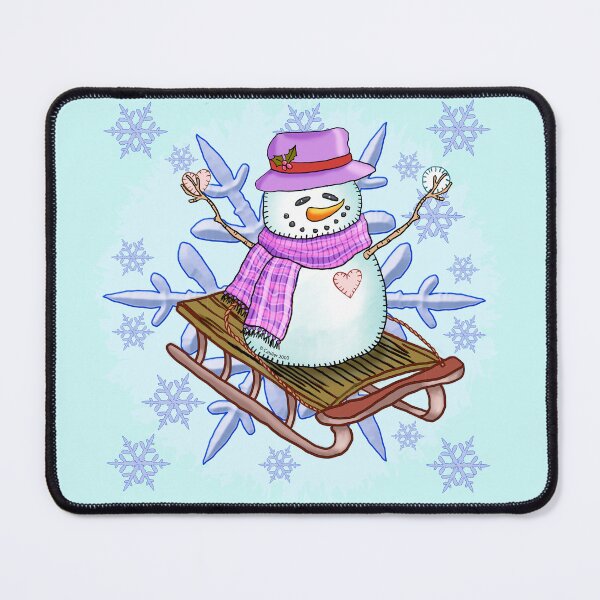 Item preview, Sled Snowman designed and sold by artmuvz.