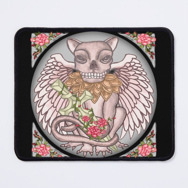 Item preview, Skull Cat Gargoyle designed and sold by artmuvz.