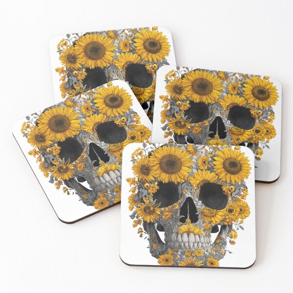 Item preview,  Sunflower Skull  designed and sold by PFMADesign.