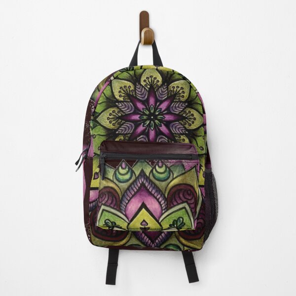 Item preview, Forest Green and Eggplant Mandela designed and sold by Catawampus-Cat.