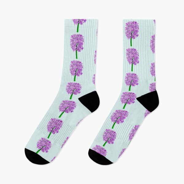 Item preview, Purple flower, Allium designed and sold by MollyMacLiving.