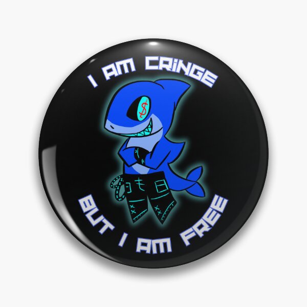 Item preview, Sloane Shark "Cringe but Free" designed and sold by Let's Be Great Together!.