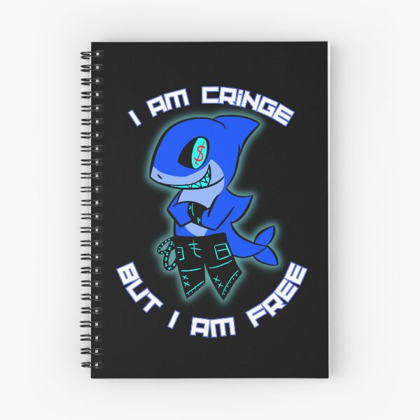 Item preview, Sloane Shark "Cringe but Free" designed and sold by Let's Be Great Together!.
