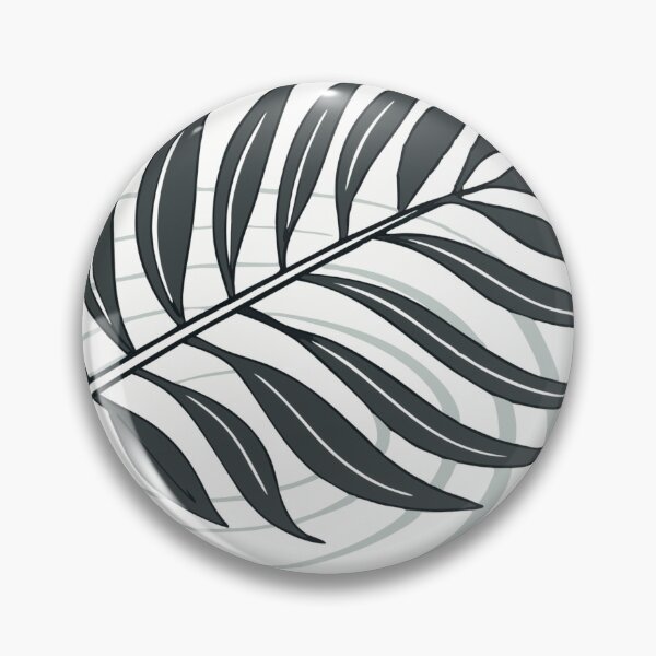 Item preview, Seamless Pattern of Black Palm and Monstera Leaves on White designed and sold by Creative88Art.