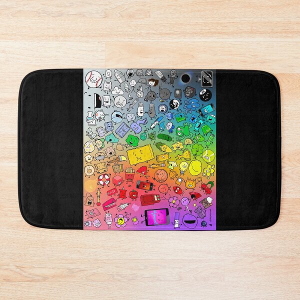 Item preview, BFDI Inanimate Insanity All Characters (Rainbow) designed and sold by MsBonnieArt.