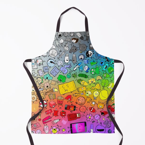 Item preview, BFDI Inanimate Insanity All Characters (Rainbow) designed and sold by MsBonnieArt.