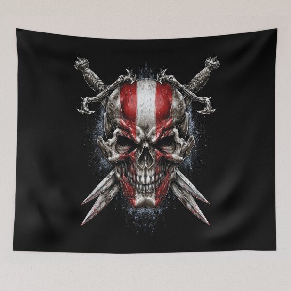 Artikelvorschau, Austria Skull Roar – Gothic Patriot Design entworfen und verkauft von wolfgangrainer.