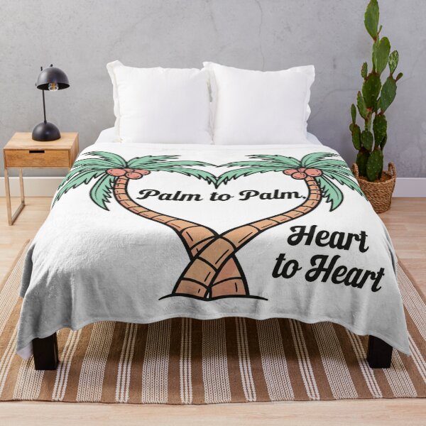 Item preview, Palm to Palm Heart to Heart Palm Trees designed and sold by Owcomm.