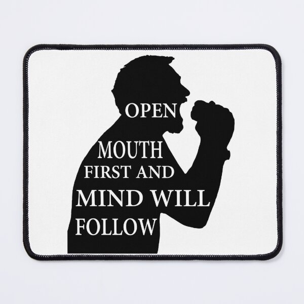 Item preview, Open Mouth First; designed and sold by StickerApe.