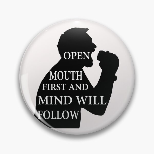 Item preview, Open Mouth First; designed and sold by StickerApe.