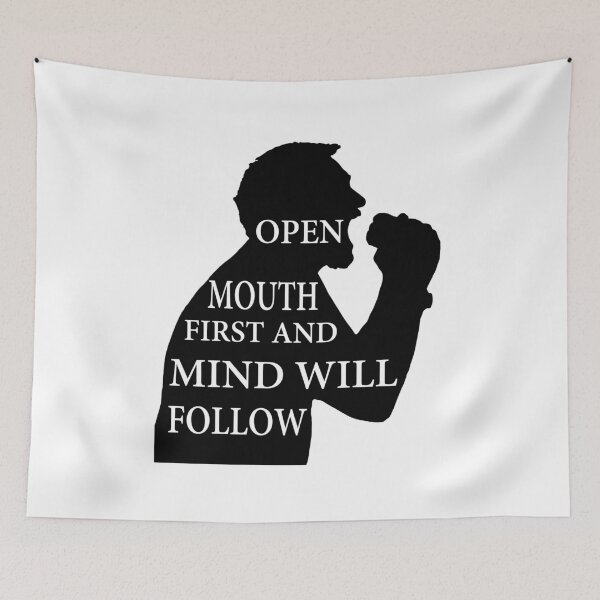 Item preview, Open Mouth First; designed and sold by StickerApe.