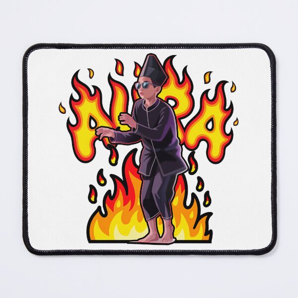 Item preview, Indonesian Silat Boy Meme Funny Art Aura Fire designed and sold by MonkiFlipp.