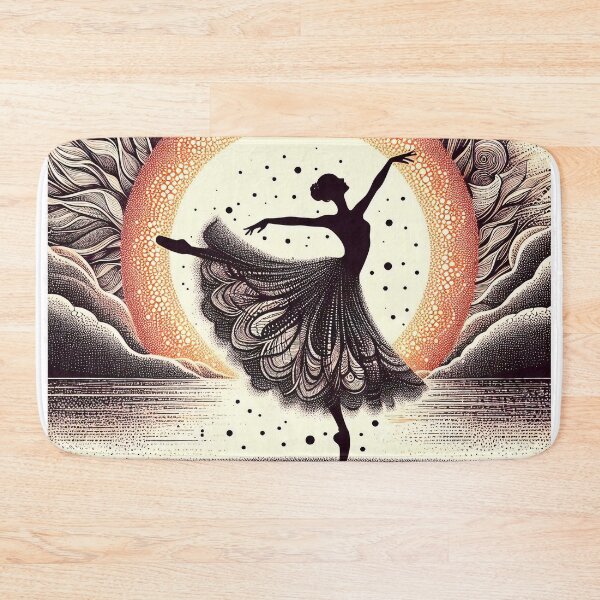 Item preview, Dancing ballerina silhouette designed and sold by AD-Digital-Art.