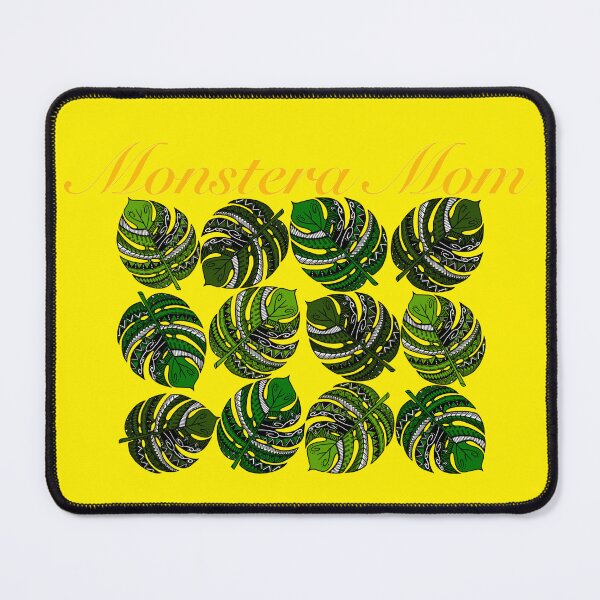 Item preview, Monstera Mom with Tribal Monstera Leaves designed and sold by Steeb757.