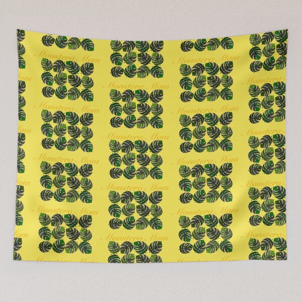 Item preview, Monstera Mom with Tribal Monstera Leaves designed and sold by Steeb757.