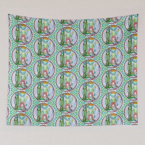 Item preview, Alien Playing Golf designed and sold by artmuvz.