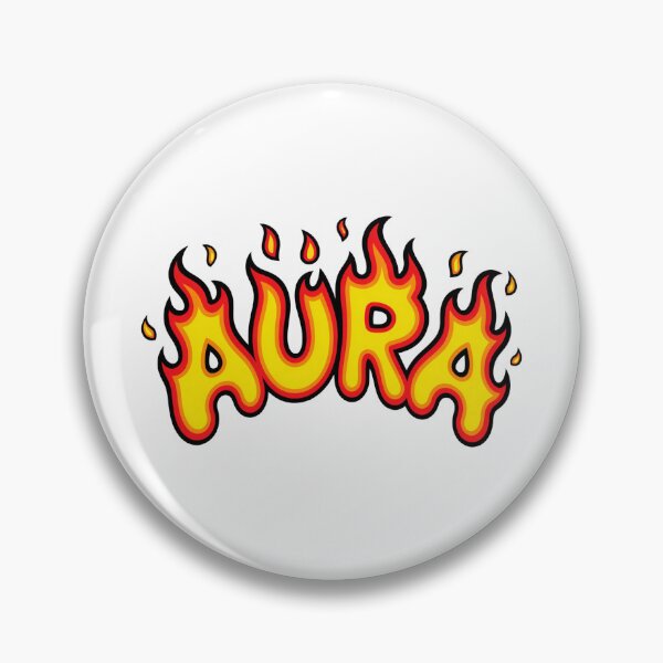 Item preview, Aura On Fire Cartoon Text Meme Design designed and sold by MonkiFlipp.