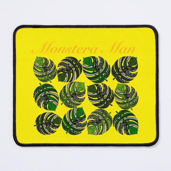 Item preview, Monstera Man with Tribal Monstera Leaves designed and sold by Steeb757.