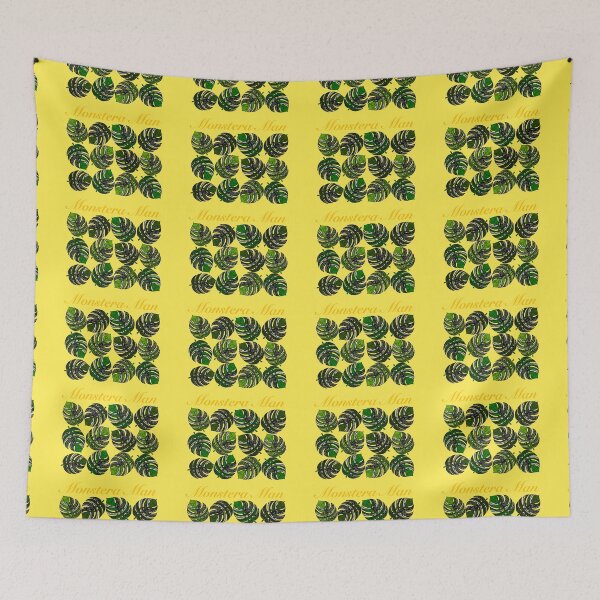 Item preview, Monstera Man with Tribal Monstera Leaves designed and sold by Steeb757.