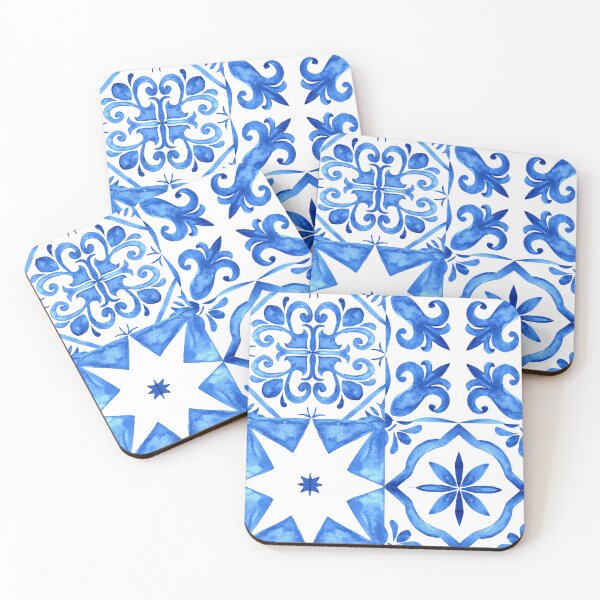 Item preview, Watercolour Tiles designed and sold by PlainGirl.