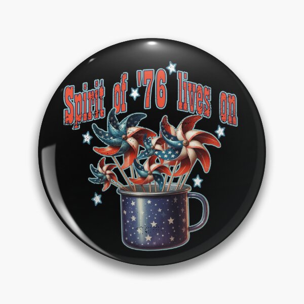 Item preview, Spirit of ’76 Lives On – Patriotic Pinwheel 4th of July Vintage Retro Shirt & Gift designed and sold by Dantin.