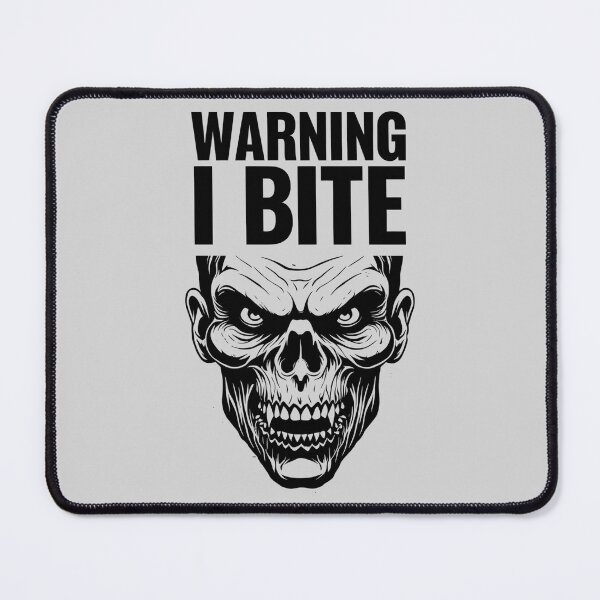 Item preview, Zombie Vamp Head - Warning I Bite designed and sold by NightTimeJ.