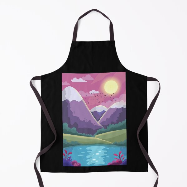 Item preview, Drawing of mountains and valley designed and sold by Nojom-.