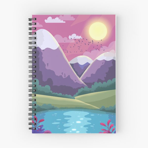 Item preview, Drawing of mountains and valley designed and sold by Nojom-.