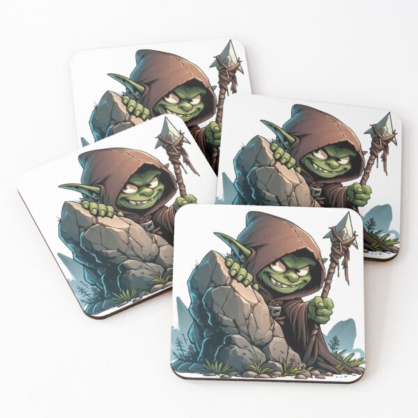 Item preview, Sneaky Goblin Peeking from Rock designed and sold by Confuzz1ed.